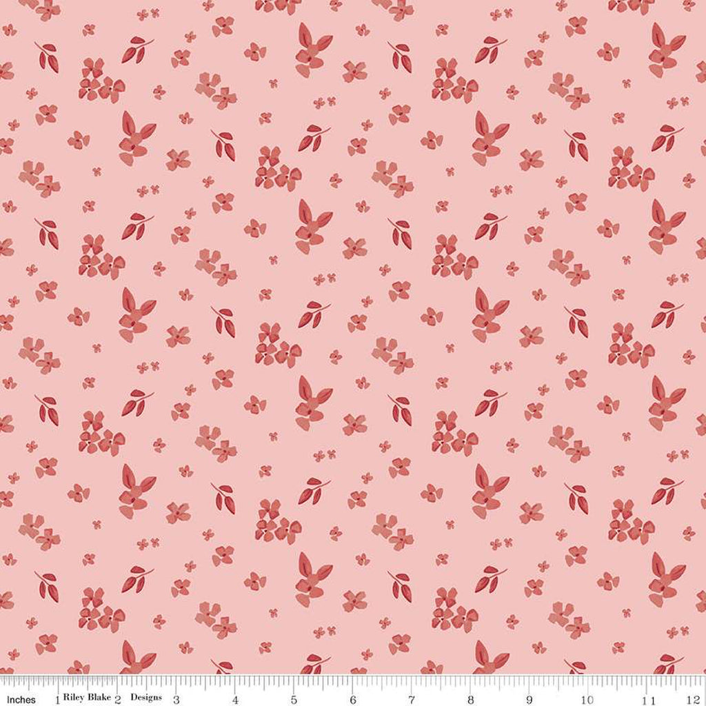 Portsmouth: Red/Pink Ditsy Blooms