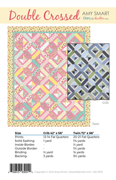 Double Crossed Quilt - PDF Pattern