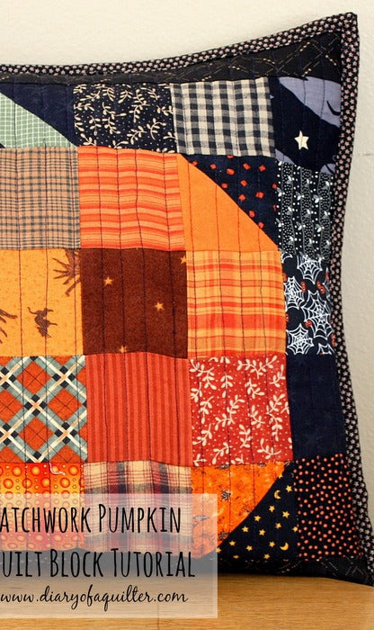 Patchwork Pumpkin Block & Table Runner PDF Pattern
