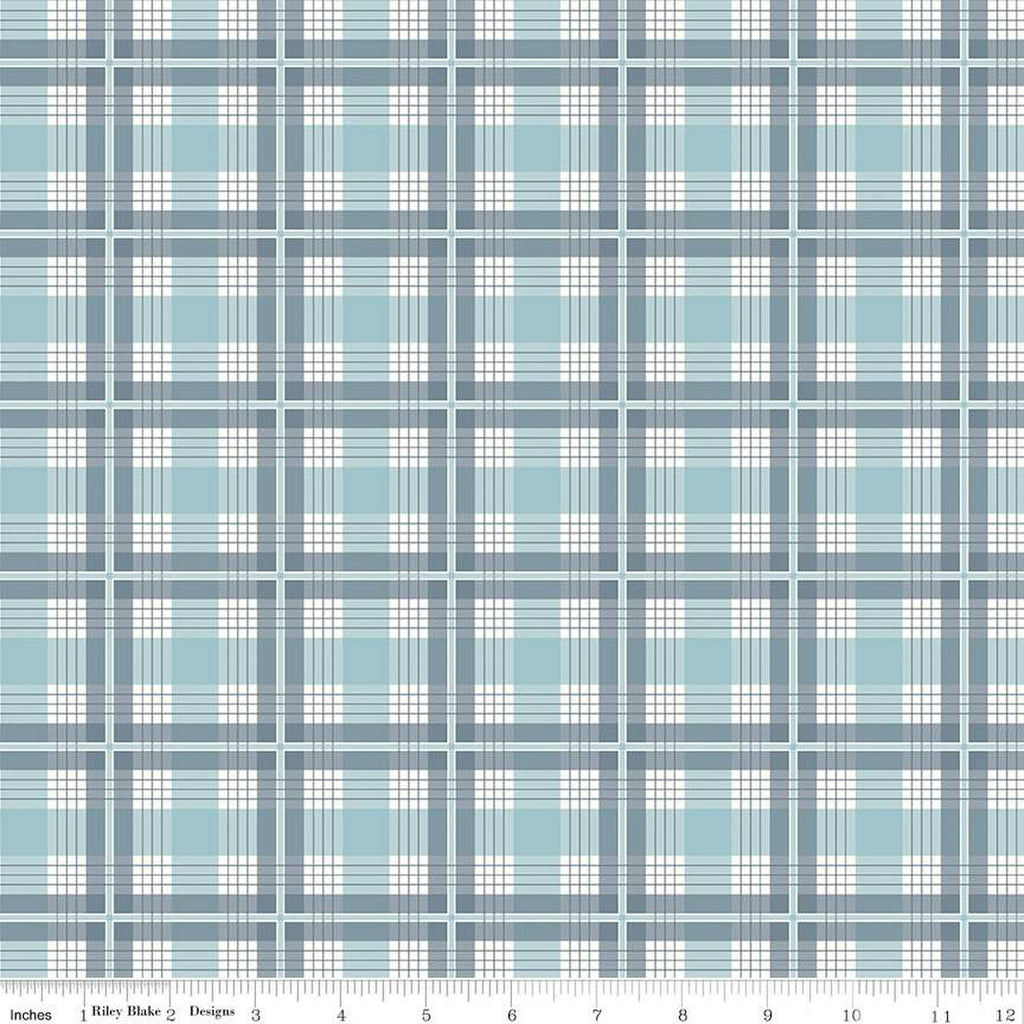 Albion Blue (Dream) Plaid fabric