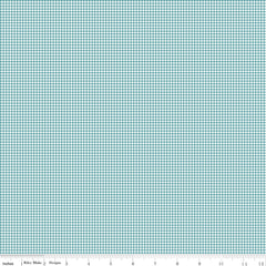 Mary Catherine Aqua Gingham fabric