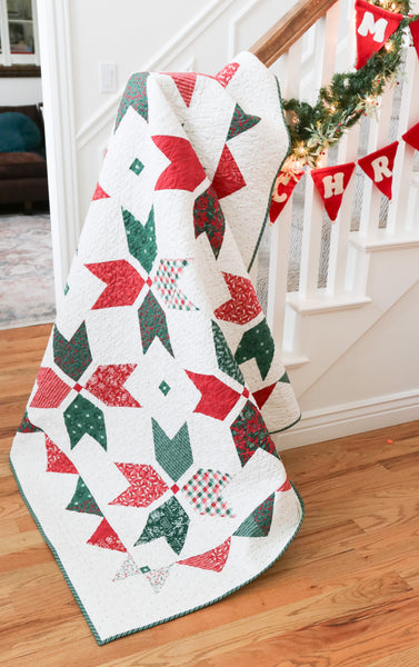 Quarter-Star Quilt Pattern – PDF Download