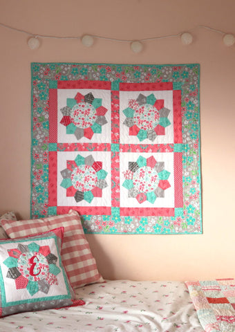 Pink and Teal Chunky Dresden baby