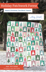 Holiday Patchwork Forest Quilt Pattern – PDF Download