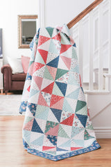 Mary Catherine Hourglass Throw Quilt KIT