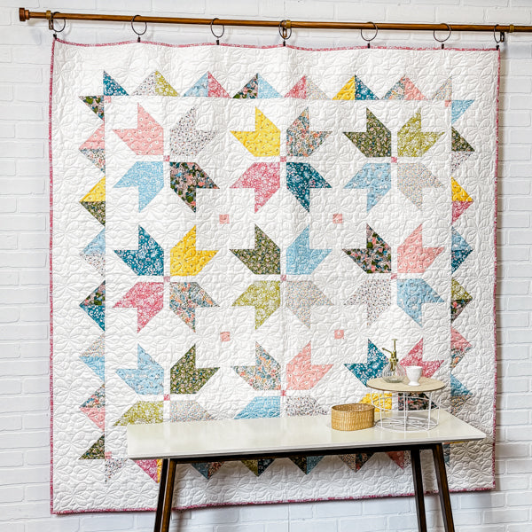 Quarter-Star Quilt Pattern - PDF (Digital Copy)