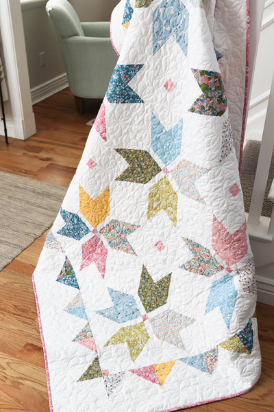 Quarter-Star Quilt Pattern - PDF (Digital Copy)