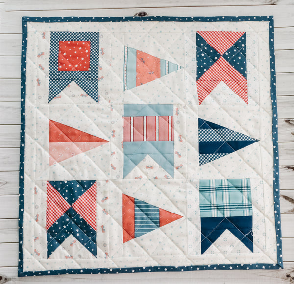 Nautical Flags Quilt Blocks PDF Pattern