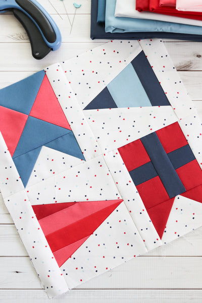 Nautical Flags Quilt Blocks PDF Pattern