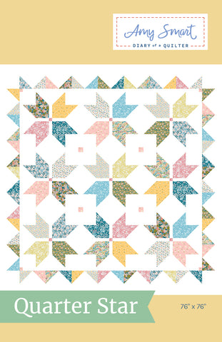 Quarter-Star Quilt Pattern - PDF (Digital Copy)