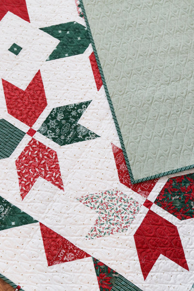 Quarter-Star Quilt Pattern – PDF Download