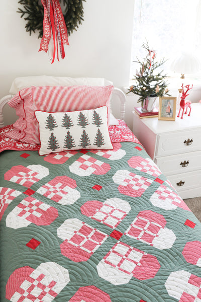 Scandi Hearts Quilt Paper Pattern