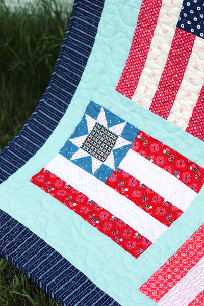 Fly the Flag Quilt - Paper Pattern
