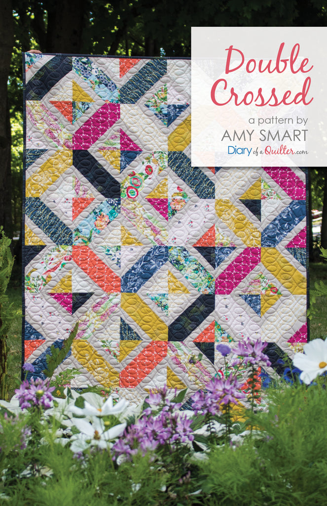 Double Crossed Quilt - Paper Pattern