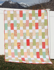 Easy Bricks Throw & Crib Size Pattern PDF