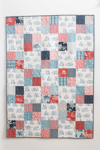 Portsmouth - Fast Four Patch Crib Quilt KIT