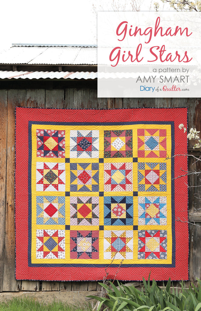 Gingham Girls Stars - Paper Pattern