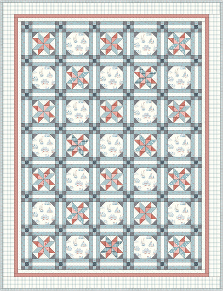 New Castle Beach - Paper Pattern