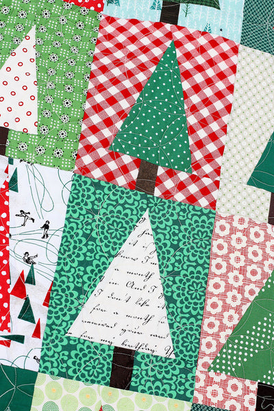 Holiday Patchwork Forest Pattern PDF