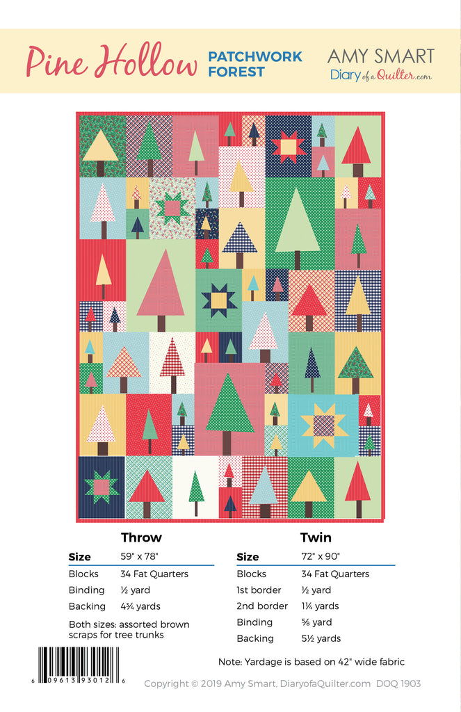 Smart – Patchwork Pine of Amy Pattern Quilter PDF Forest- a - Hollow Diary