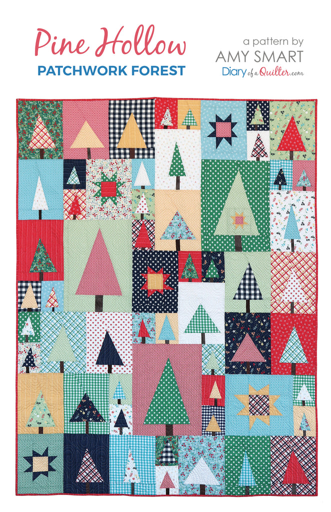 a Diary Forest- PDF Pattern – of Hollow - Smart Pine Amy Patchwork Quilter