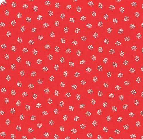 Red Hot Posey Fabric