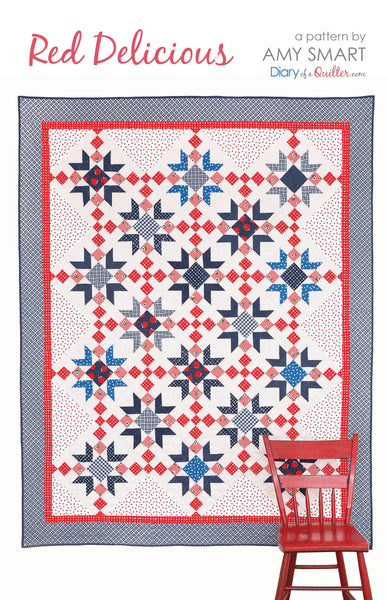 Red Delicious - Star Quilt - Paper Pattern