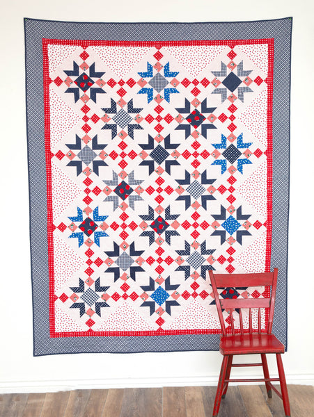 Red Delicious - Star Quilt - Paper Pattern