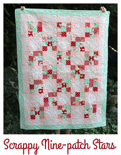 Scrappy Nines Baby Quilt PDF Pattern