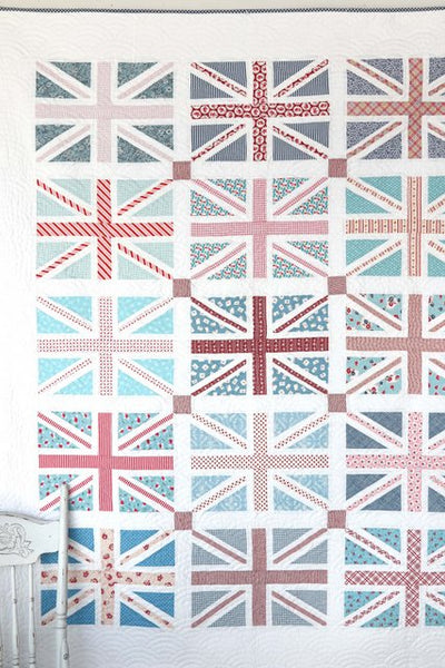 Regent Street Union Jack Quilt - Paper Pattern