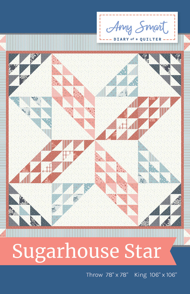 Sugarhouse Star Quilt - Paper Pattern