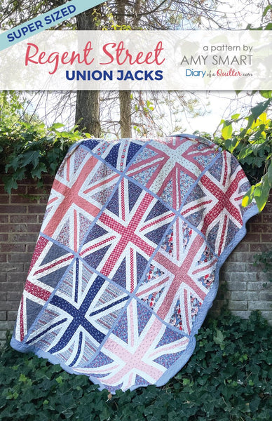 Super Size Regent Street Union Jack Quilt Paper Pattern