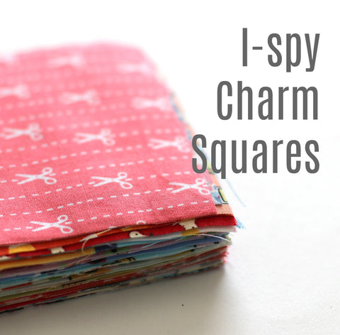 65 I-Spy 3.5" x 3.5" squares + Quilt Pattern